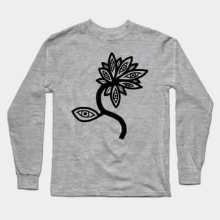 All-Seeing Flower Long Sleeve T-Shirt